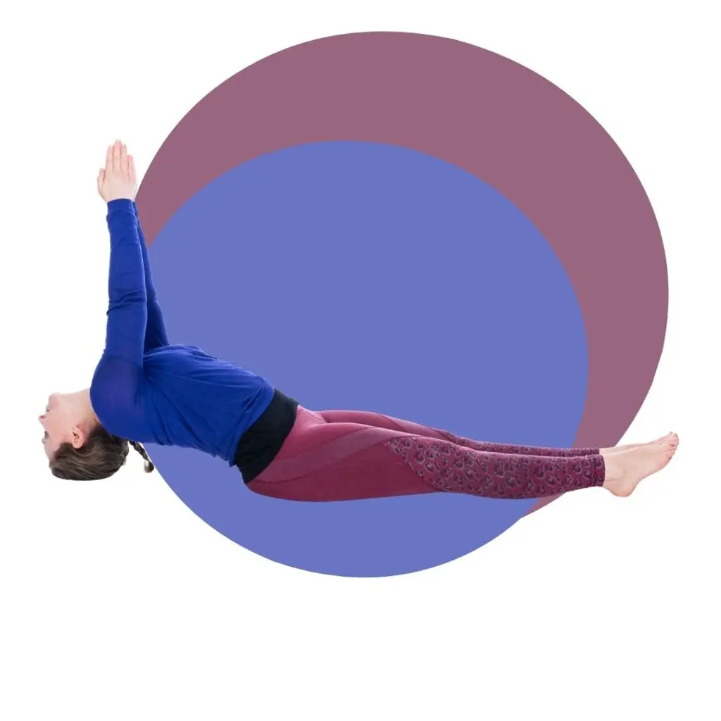 Susanne Mors, Asana & Mudra Sequenz, Matsyasana mit Anjali Mudra 