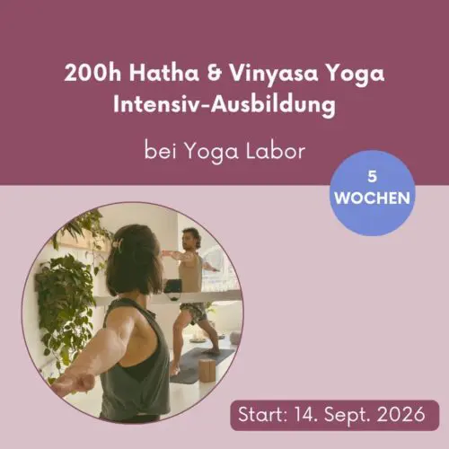 200h Hatha und Vinyasa Yoga Ausbildung intensiv