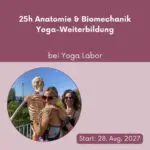 25h Weiterbildung Anatomie und Biomechanik bei Yoga Labor