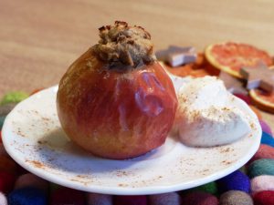 Bratapfel mit Maronen-Füllung