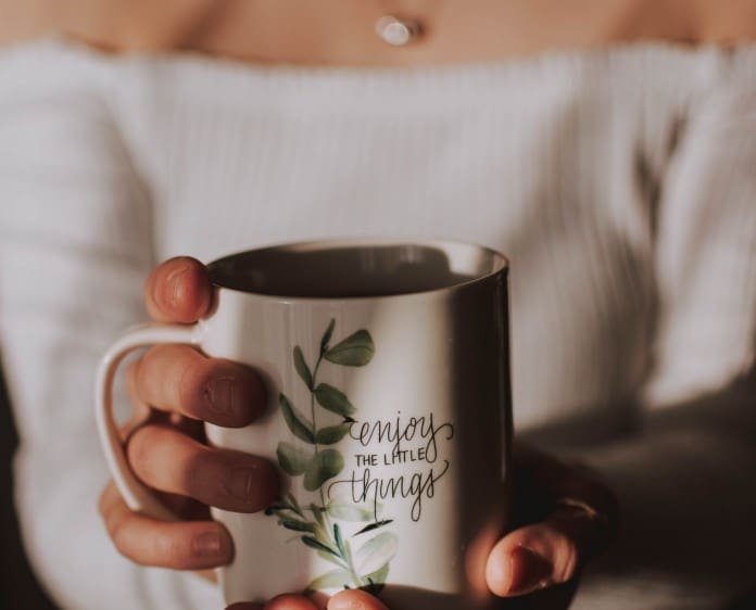 Tasse Frau Enjoy the little things