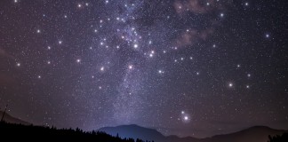 Berge Horizont Sternenhimmel Astrologie