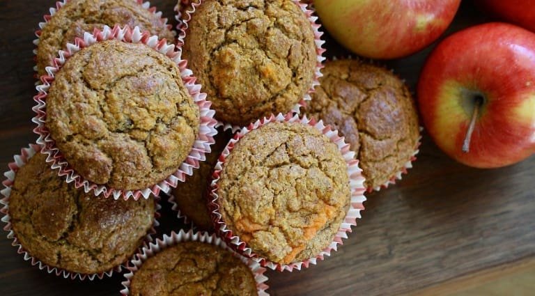 Karotten Walnuss Muffins