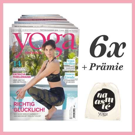 Yoga Journal 1 Jahres Abonnement (6 Ausgaben/Jahr) + Prämie