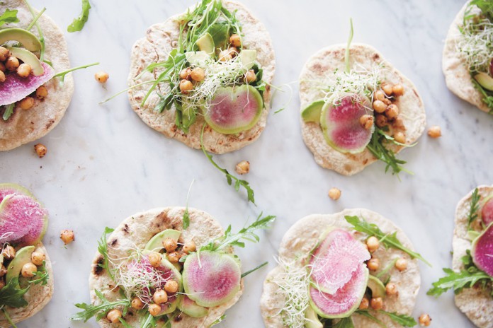 Rezept für Chapati mit Sprossen, Yoga Kochbuch