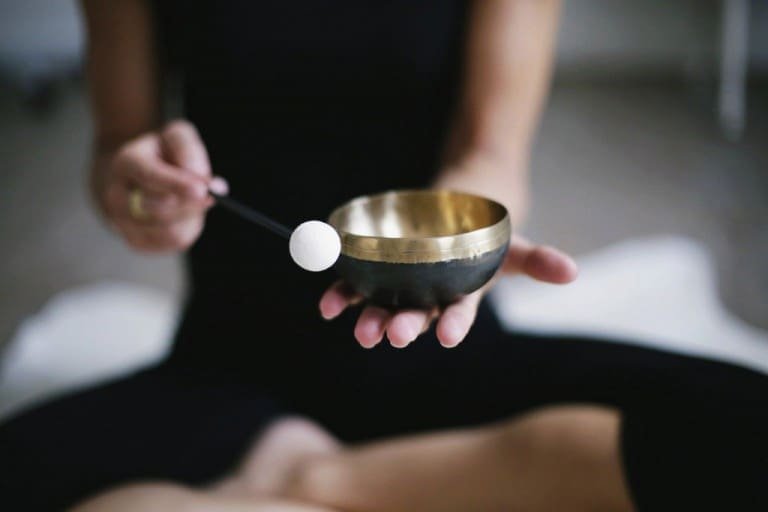 Meditationspraxis Klangschale