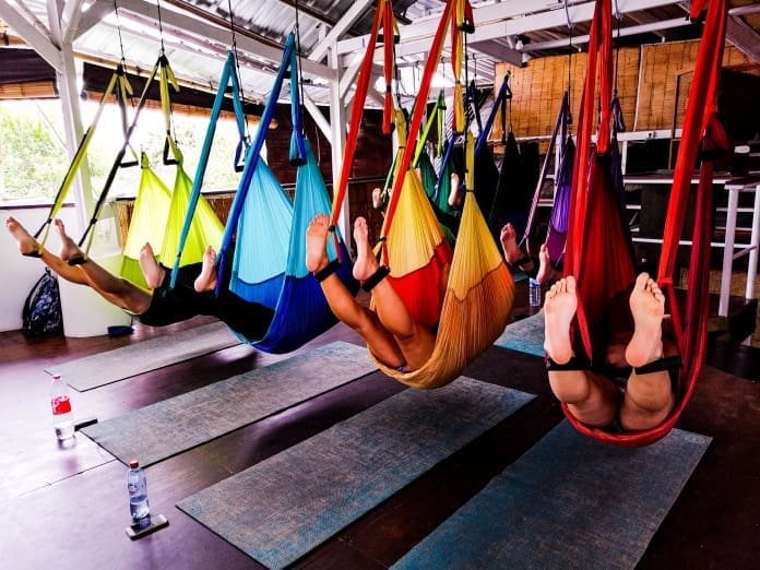 Aerial Yoga Savasana