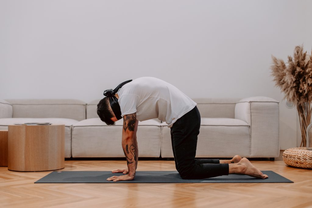 Marcel Clementi Blindfold Yoga