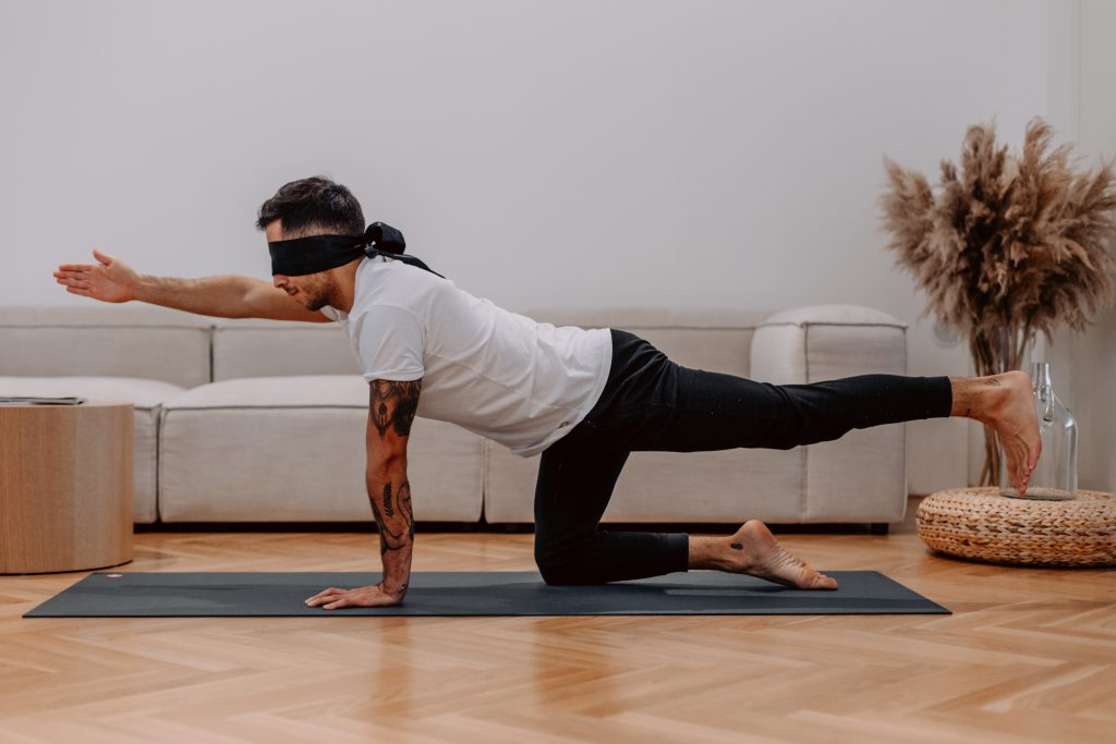 Marcel Clementi Blindfold Yoga 