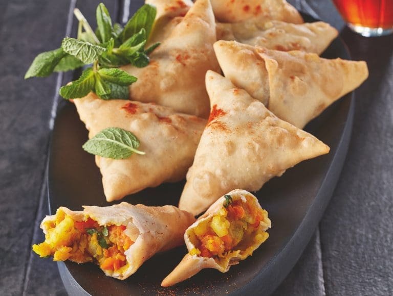 Veggie-Samosa – Gemüse-Teigtaschen