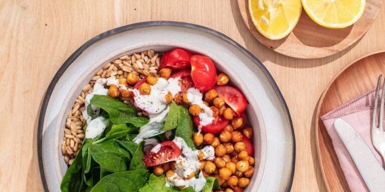 Curry-Bowl mit Haferkorn