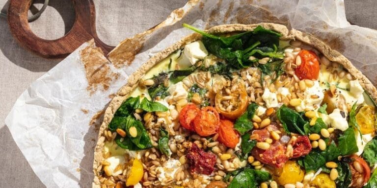 Mediterrane Haferkorntarte