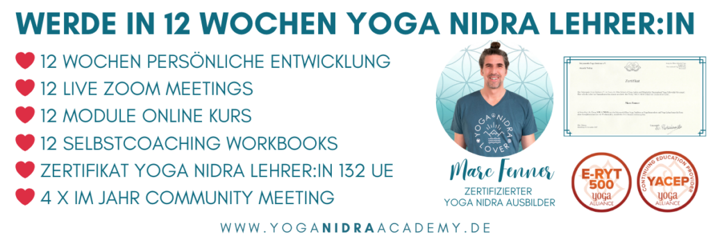 Yoga Nidra Ausbildung Marc Fenner