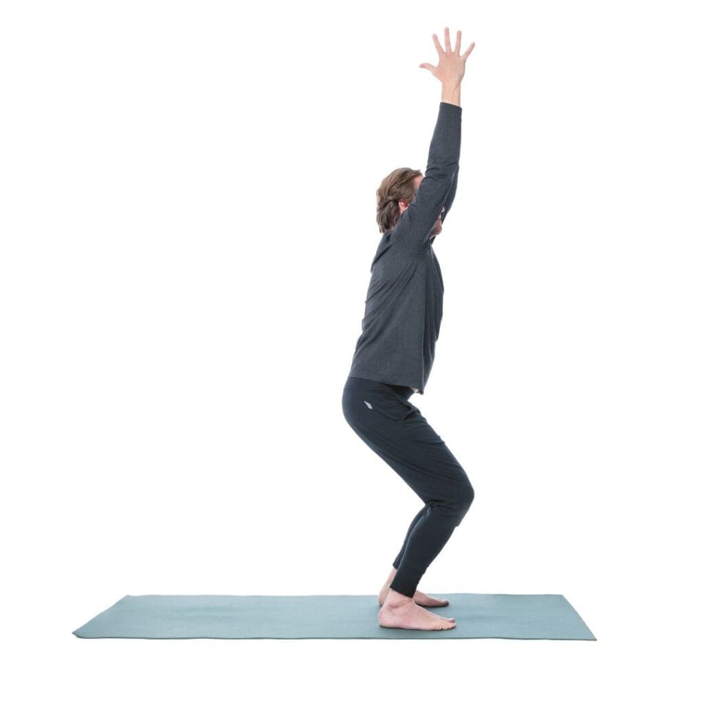 Patrick Broome, Übung 4 Dynamischer Stuhl, Stabilisierende Mondpraxis