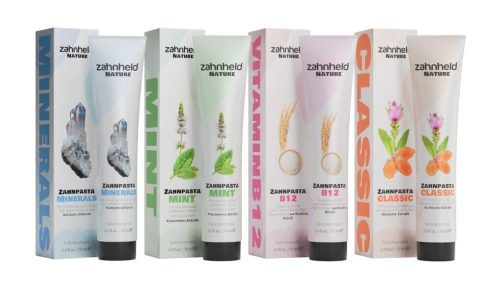 elektrische Schallzahnbürste & Naturkosmetik Zahnpasten von Zahnheld