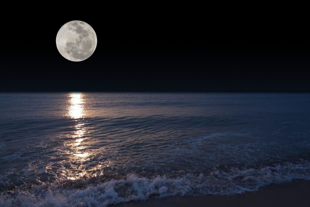 Vollmond Meer